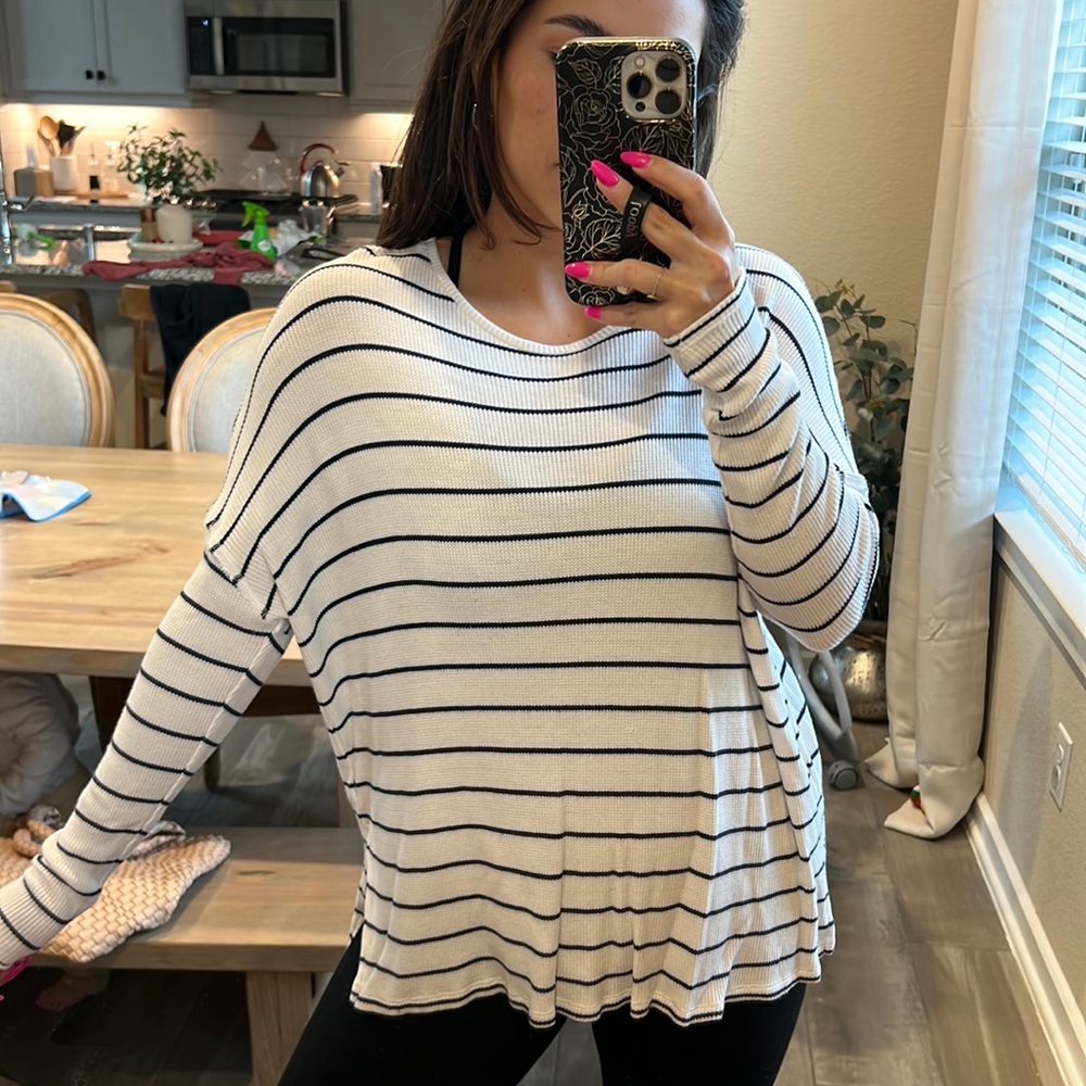 Aerie waffle knit shirt